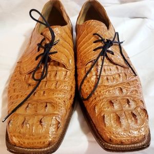 SLICK EXOTICS mens size 14 shoes Natural Preowned